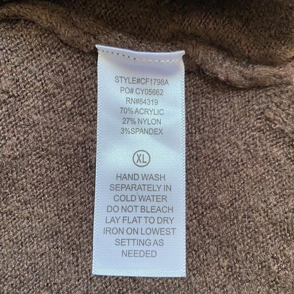 CYRUS New Boucle Sweater BNWT Turtleneck - Picture 9 of 11